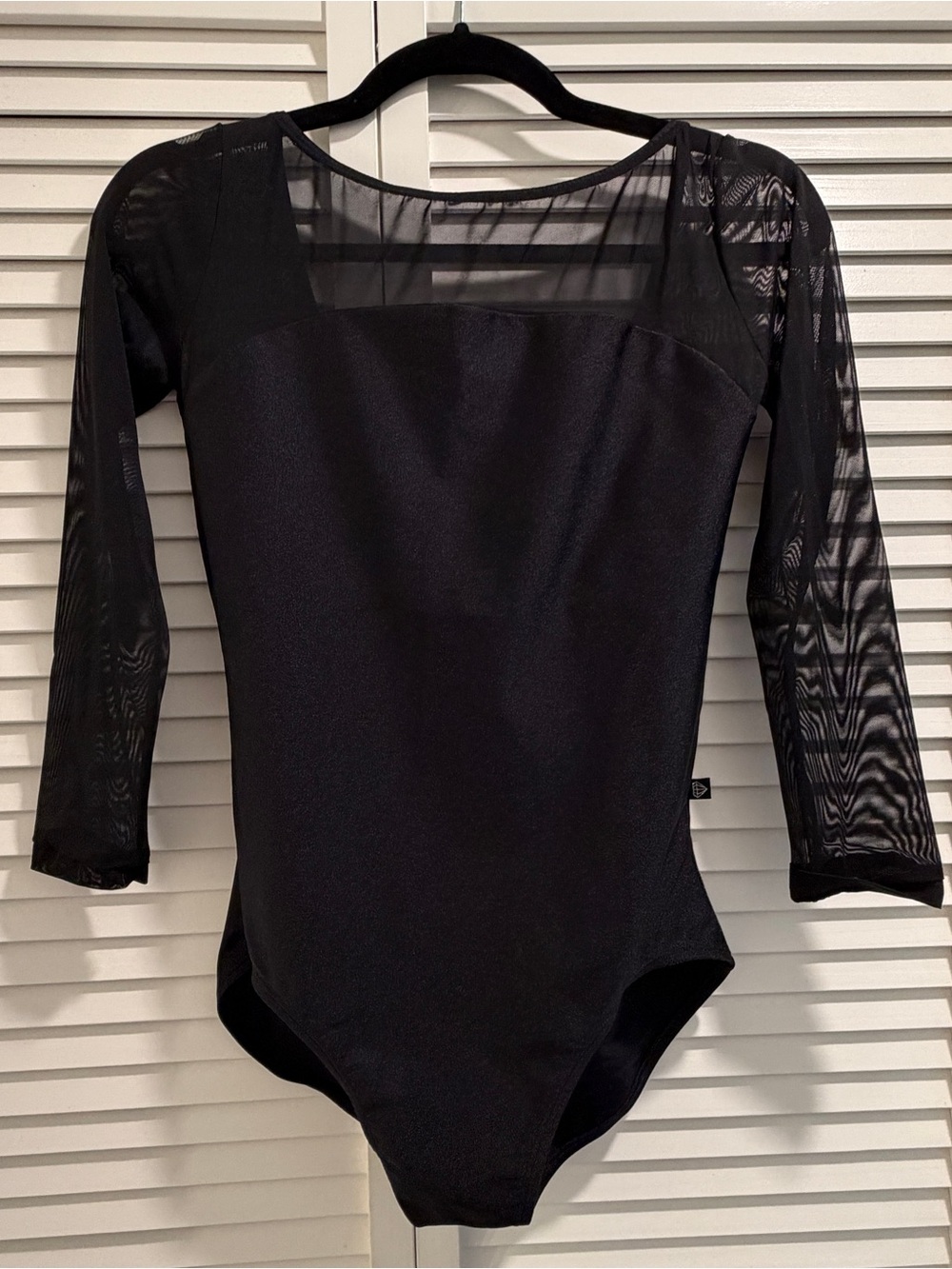 Jule Dancewear Platinum Black Leotard Adult XL